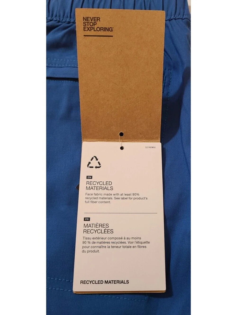 NEW The North Face Pull-On Shorts Mens Sz Medium Banff Blue Relaxed Fit Class M